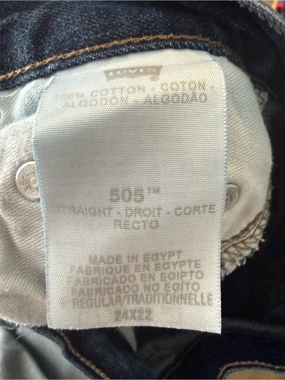 Boys’s Levis Classic Blue Straight-Leg Jeans - Picture 4 of 4